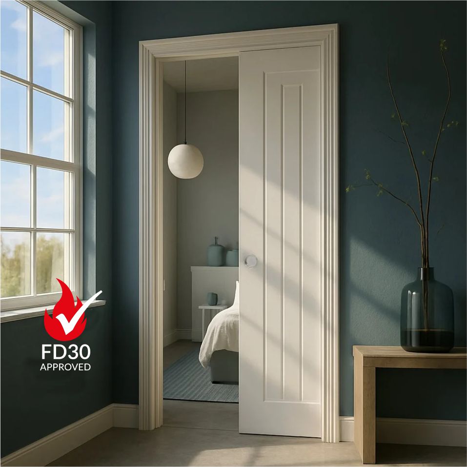 Rocket Pocket Fire Rated Pocket Door Kit